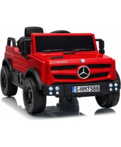 Lean Cars Mercedes Unimog HM7588 6V4Ah Red Battery Car Jaunumi, Bērnu preces