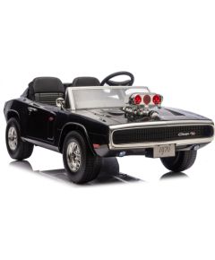 Lean Cars Dodge Charger R/T DLS-K12 24V7Ah Black Battery Car Jaunumi, Bērnu preces