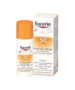 Eucerin Protective Cream Gel lotion for face Oil Control SPF 50+ 50 ml 50ml Духи и косметика