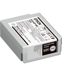Epson SJIC42P-MK (C13T52M540) Ink Cartridge, Matte Black Tintes printeru izejmateriāli