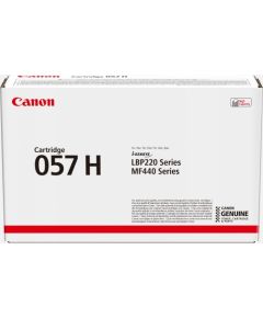 Canon 057H (3010C004) Toner Cartridge, Black (SPEC) Lāzerprinteru izejmateriāli