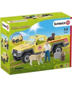 Figurka Schleich Samochód weterynarza na farmie Фигурки и герои