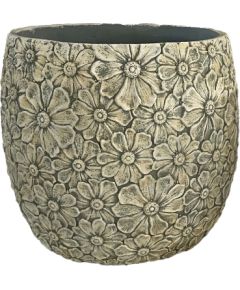 Puķu pods SUNNY DAISY D44.5xH41cm balts/pelēks Jaunumi, mēbeles, māja