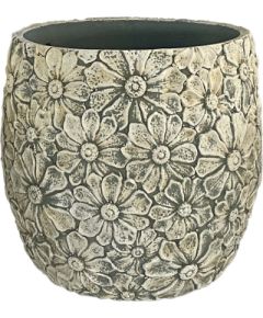 Puķu pods SUNNY DAISY D35.5xH33cm balts/pelēks Jaunumi, mēbeles, māja