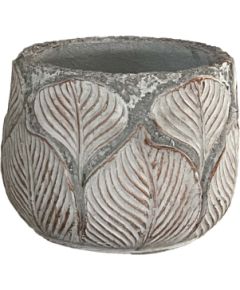 Puķu pods SUNNY BASIL D25xH20cm bēšs/zeltīts Jaunumi, mēbeles, māja