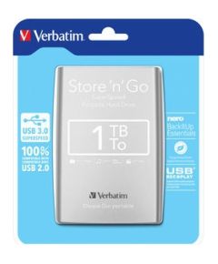 Ārējais cietais disks Verbatim Store n Go 1TB Внешние жесткие диски