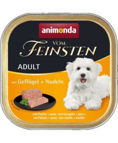 ANIMONDA Vom Feinsten Adult Poultry with pasta - wet dog food - 150g Suņu barība
