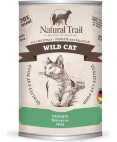 NATURAL TRAIL Wild Cat Venison - wet cat food - 400g Консервы кошек