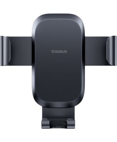 Baseus Automašīnas turētājs 4,7-7,2" viedtālruņiem Metal Age Go (gaisa ventilācijas atveres versija), melns Автомобильный держатель