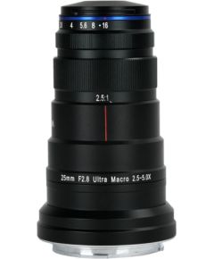 Laowa 25mm f/2.8 2.5-5X Ultra Macro Lens, Nikon Z-mount полнокадровый объектив Объективы