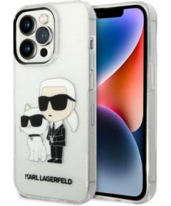 Karl Lagerfeld KLHCP14LHNKCTGT Aizmugurējais Apvalks Priekš Apple iPhone 14 Pro Neoriģinālie Maciņi