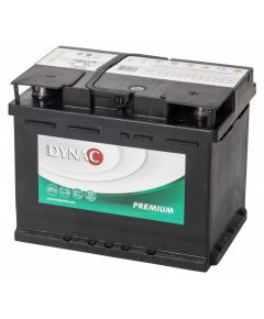 Akumulators 62Ah 510A DYNAC Premium akumulators 242x175x190mm Akumulatori