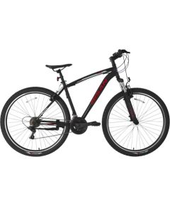 Kalnu velosipēds Bisan LEON V Matt Black/Red (Rata izmērs: 29 Rāmja izmērs: 19) Горные велосипеды (MTB)