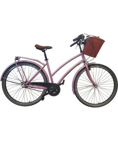 Pilsētas velosipēds Bisan 28 Serenity (PR10010419) roza/sudrabs (19) Городские велосипеды