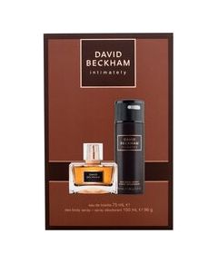 David Beckham Intimately for Men Gift set EDT 75 ml and deospray 150 ml 75ml Dāvanu komplekti