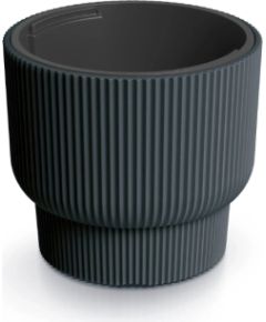 Prosperplast Puķu pods Milly zems 39.5x35cm 20L, antracīts Interjera un Dizaina priekšmeti