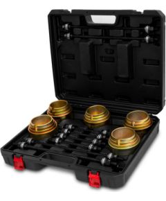 Welzh Werkzeug Universāls presēšanas un vilkšanas uzmavu komplekts smagajām automašīnām un kravas automašīnām, 28 gab., Welzh Specinstrumenti