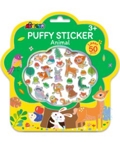 AVENIR Pufīgās uzlīmes Dzīvnieki Radošās rotaļlietas