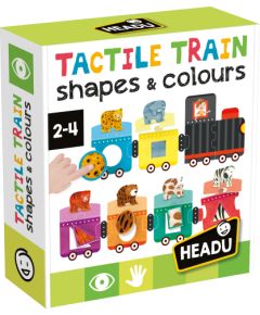 HEADU тактильный поезд «Фигуры и цвета» Развивающие игры