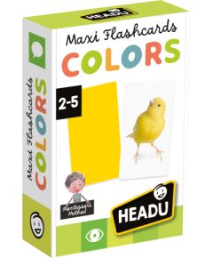HEADU Maxi карточки с цветами по системе Монтессори Развивающие игры