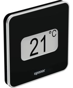 Uponor Smatrix Base termostats D+RH STYLE T-149 BUS, melns Silto grīdu sistēmas