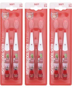 Elgydium Set Duo, Epl, Arsenal, Toothbrush, Red, 2 pcs For Children Smaržas - NESAKĀRTOTS
