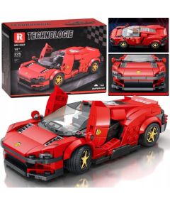 Jokomisiada Klocki techniczne Futurystyczne auto CZERWONE drzwi unoszone 275-ele ZA5794 EDUKAMP Mašīnas un piederumi