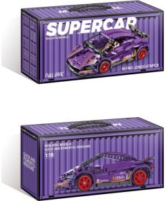 Ramiz Zestaw Klocków Auto Sportowe Fioletowe 470el. EDUKAMP Mašīnas un piederumi