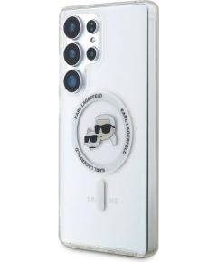 Karl Lagerfeld IML K&CH Heads MagSafe Case Aizsargapvalks priekš Samsung Galaxy S25 Ultra Neoriģinālie Maciņi