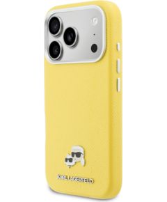 Karl Lagerfeld PU Karl and Choupette Heads Pins MagSafe Case Чехол для Apple iPhone 17 Pro Max Чехлы - альтернативные