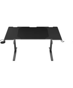 Genesis Modular Gaming Desk Holm 140 RGB Anthracite Black Gaming krēsli