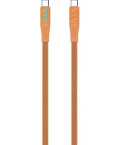 Havit CB6254 - USB Type C to USB Type C charging cable, 1 m (orange) Data USB kabeļi