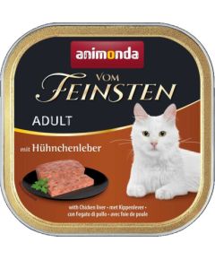 ANIMONDA Vom Feinsten kot wątróbka z kurczaka 100g Kaķu konservi