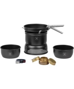 Zestaw turystyczny z kuchenką spirytusową Trangia Stove 37-5 UL/BL, black Degļi un gāzes baloni