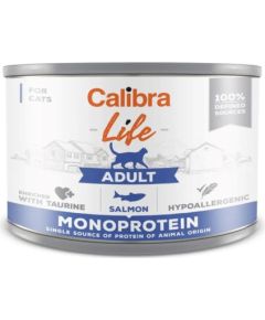 CALIBRA Cat Life Adult Salmon - wet cat food - 200g Консервы кошек