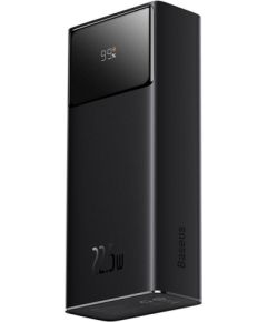 Ārējais akumulators; LiPo PowerBank 20000mAh 22.5W PD3.0 QC3.0 2xUSB + USB C Star-Lord; Melns; BASEUS Power Banks