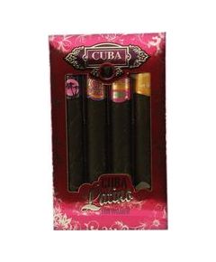 Cuba Latino for Women Gift Set Cuba Cactus EDT 35 ml, Cuba Carnaval EDT 35 ml, Cuba Copacabana EDT 35 ml, Cuba Maya EDT 35 ml 140ml Dāvanu komplekti