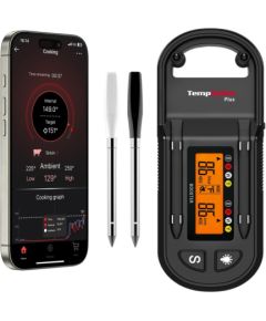 Belaidis Bluetooth mėsos termometras ThermoPro TP972W su 2 zondais Grilu piederumi