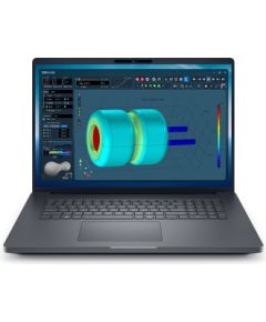 DELL PRO MAX 18 PLUS U7-265HX 18QHD+ 32GB 1TBSSD RTXPRO3000-12GB 11P 3PS (US-KB) Portatīvie datori