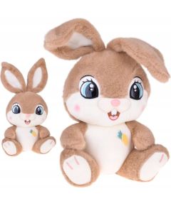 Jokomisiada Pluszowy Królik 40 cm Uroczy brązowy KARMELEK z zaginanymi uszami ZA5922 Mīkstās rotaļlietas