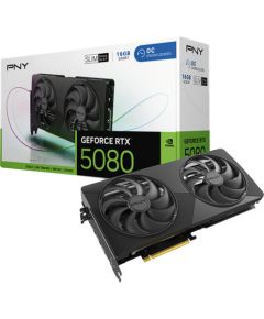 Pny Technologies PNY GeForce RTX 5080 Slim OC (DLSS 4, 3x DisplayPort, 1x HDMI 2.1) Grafiskās video kartes