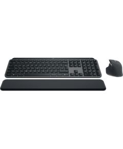 Logitech MX Keys S Combo (graphite, DE layout, scissor mechanism, Logi Bolt, Bluetooth, compatible with PC/Mac/iPad/Android) Klaviatūras