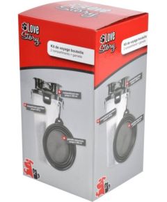 Springos Zestaw podróżny dla psa i kota, butelka na wodę i karmę + składana miska Миски и поилки 