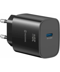 Swissten Edge Сетевое зарядное устройство USB-C GaN 20W Зарядные устройства
