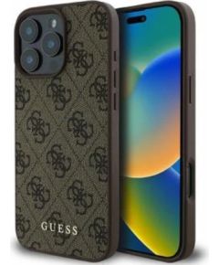 Guess GUHCP16LG4GFBR Aizmugurējais Apvalks Priekš Apple iPhone 16 Pro Neoriģinālie Maciņi