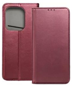 iLike -  13T Smart Magnetic book case Burgundy Neoriģinālie Maciņi