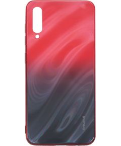 Evelatus Samsung  Galaxy A50 Water Ripple Full Color Electroplating Tempered Glass Gradient Red-Black Neoriģinālie Maciņi