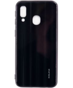 Evelatus Samsung  A20e Water Ripple Full Color Electroplating Tempered Glass Black Neoriģinālie Maciņi