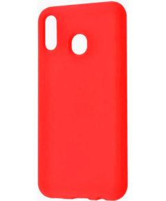 Evelatus Samsung  A20E Nano Silicone Case Soft Touch TPU Red Neoriģinālie Maciņi