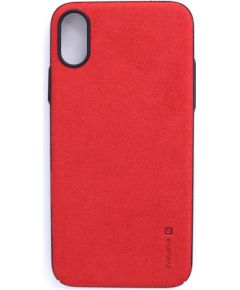 Evelatus Apple  iPhone X Velvet Red Neoriģinālie Maciņi